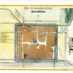 Plan der ehemaligen „Festung“ Grevenmacher, als Anhang zum Buch von Philippe Knaff (1867)