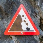 Achtung Steinschlag