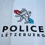 Luxembourg, Luxembourg - August 29, 2024: A police car on the street of Luxembourg City.