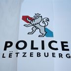 Luxembourg, Luxembourg - August 29, 2024: A police car on the street of Luxembourg City.