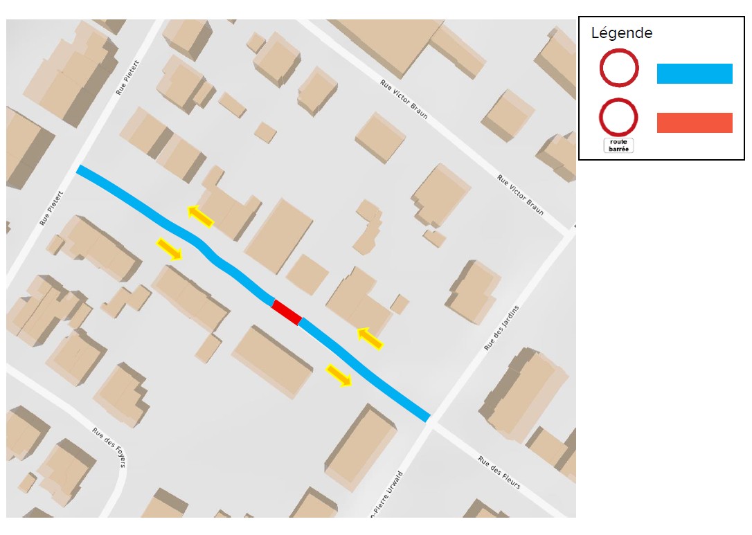 Plan - Rue des Fleurs