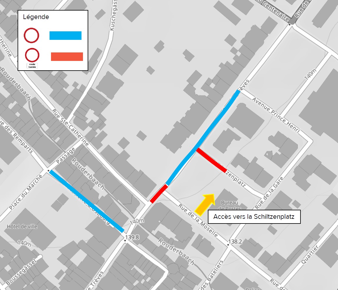 Plan - Rue de Trèves